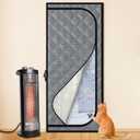 Amazon.com: HunnmingRe Thermal Screen Door Cover Zipper Closure Fit 32''x 80'' for Cat Dog Winter Insulated Screen Door Curtain Barrier Indoor, Weatherproof, Soundproof, Keep Cold Air Out(Side U Shape) : Tools & Home Improvement