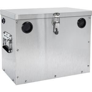 12V Car/RV/Marine Battery Box, Assemble Stainless Steel Battery Relocation Kit for Trailer, Boat, Trolling Motor, Kayak (Group 27)