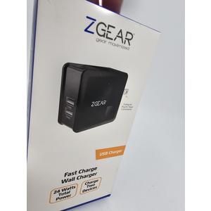ZGear 24W Dual USB Wall Charger
