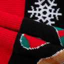 RAISEVERN Ugly Christmas Sweater for Women Light Up Knitted Pullover Xmas LED Long Sleeve Sweaters (Small, 03 Cat 02)