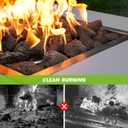onlyfire 10 lb Large Black Lava Rocks, Volcanic Lava Stones for Outdoor Fire Pits, Indoor Fireplaces, Fire Bowl, Gas Logs and Landscaping, 2.75-5