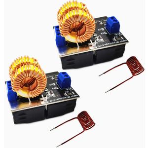 FainWan 2Pcs Mini Low Voltage ZVS Induction Heater Machine Product Voltage 5V-12V
