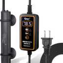 hygger Mini Submersible Aquarium Heater, Turtle and Betta Fish Tank Heater with Digital Display External Controller Freshwater