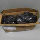 10 pcs Black Spandex Folding Chair Covers for Wedding, Party, and Banquet