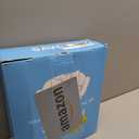 SAVORI Set of 2 Down and Feather Throw Pillow Inserts 12x20 Soft Fluffy Pillow Inserts with 100% Down-Proof Cotton Cover, Decorative Square Cushion Inner for Sofa Couch Bed-White