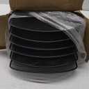 Delifox Inclined Desk File Organizer, 5-Section Vertical File Folder Holder Stand Metal Rack File Sorter for Office Classroom Desktop Organization (Black, 1Pack)