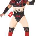 Morph Finn Balor Costume, Wrestling Outfit, Wrestling Halloween Costume, Wrestler Costume, WWE Halloween Costume Adult (Large)