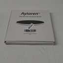 12" Black Wood Lazy Susan Cabinet Turntable Round Bathroom Vanity Organizer Tray Decorative Wooden Lazy Susans for Dining Table Top Kitchen Sink Countertop Large Lazy Susan Rotating Tray Spice Rack