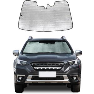 Windshield Sun Shade for Subaru Outback 2020-2024 2025, Front Window Sun Visor Protector, Foldable Car Reflective Blocker UV Rays and Heat