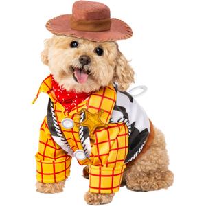 Toy Story: Woody Pet Costume for For Dogs or Cats by Rubies, Medium