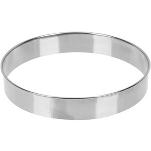 DOITOOL 12 Inch Cake Ring Stainless Steel Pastry Ring Biscuit Cutter Cookie Cutters Cake Mold for Baking Mousse Pancake Tart Muffin Pizza Making Accessories