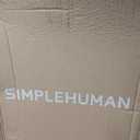 simplehuman 45 Liter / 12 Gallon Rectangular Kitchen Step Trash Can with Soft-Close Lid, Grey Plastic