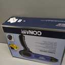 Conair Hair Dryer, 1875W Turbo Blow Dryer with Tourmaline Coating and Ionic Conditioning, Includes Diffuser and Concentrator Attachments, 2 Heat & 2 Speed Settings, Blue/Black