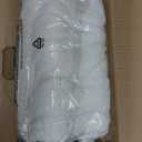 Electric Heated Blanket King Size 90"x100" - Coral Fleece & Sherpa Fabric Dual-Sided, 4 Heat Settings & 10 Hours Auto Off, Soft Warming Throw for Home, Office, or Bed, Machine Washable, White