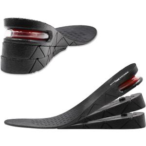 ERGOfoot Height Increase Insoles for Men Women, Adjustable Invisible Shoe Lifts & Height Boosters, Fits Dress Shoes & Casual Footwear - Height Increase Soles & Inserts