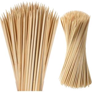 Suclain 500 Pcs Marshmallow Roasting Sticks 30" Long 5mm Thick, Smores Sticks Bamboo Skewers BBQ Kabob Grilling Barbecue Roasting Camping for Outdoor Fire Pits Campfires