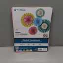 PrintWorks Pastel Cardstock 8.5" x 11" - 50 Sheets - 5 Assorted Pastel Colors - Ideal for School & Craft Projects - 67 lb/147 gsm - Made in the USA - SFI® Certified (00684)