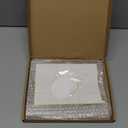 Qinyoung Acrylic Straw Holder for Cabinet Door with Double Sided Adhesive Tape Reusable Straw Organizer Tumbler Storage Kitchen Accessories Container for Counter Cupboard(Classic,Large,Transparent)