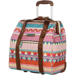 Lily Bloom Design Pattern Carry on Bag Wheeled Cabin Tote (On the Powl)