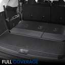 Cargo Mat with Backrest Mats for 2022-2025 2026 Nissan Pathfinder 7/8 Seats Car Mat Accessories, All-Weather Cargo Liner Seat Back Covers Trunk Lower Mat(Cargo Mat with Backrest Mats)