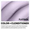 Keracolor Color + Clenditioner 3-in-1 Color-Depositing Conditioner, Gentle Cleansing Conditioner Infusing Semi-Permanent Hair Color, 9 Shades, 33.8 Fl Oz