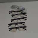 Gaoye Reading Glasses Men/Women, Eyeglasses, Blue Light Readers for Men/Women, Eye Glasses (Black, +2.0)