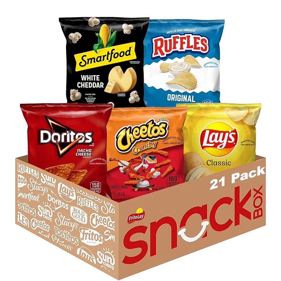 Frito-Lay Classic Mix Variety Pack, Single Serve Snack Bags (21 count)