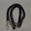 MingXpet 2 Dog Leash, Dog Leash for 2 Dogs, 360° Swivel No Tangle Double Walking Training Leashes for Small Dogs, Comfortable Shock Absorbing Reflective Bungee, Black