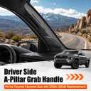Upgrade Driver Side A-Pillar Grab Handle for Toyota Tacoma Gen 4th (2024-2026) OEM Style Fit for Tacoma Driver Side Grab Handle, Comfort Sturdy, Easy to Install, Black