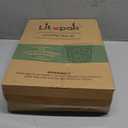 LITOPAK 50 Pack 12 oz Paper Containers with Vented Lids, Kraft Paper Food Cups, Soup Containers Cups with Lids, Disposable Bowls for Hot Soup for Storing Food or Carrying Out