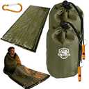 Sleeping Bag, Terrashell Blanket, Emergency Sleeping Bag, Compact Lightweight, Waterproof, Heat Blanket Survival for Survival Kit Car Camping Gear Hiking Go (25 m)