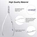 UM Supplies Cuticle Trimmer | Hangnail Remover | Extremely Sharp | Professional Cuticle Nippers | Stainless Steel | Cuticle clippers | Pedicure Manicure Tool (jaw 14) 5mm