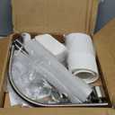 Floor Lamp for Living Room,65'' Modern Standing Lamps with 9W LED Bulb,Silver Tall Floor Light with Fabric Shade,3 Color Temperatures Tall Lamp for Bedroom Office Study Room Corner Dining Room