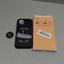 Goocrux (2in1 for iPhone 15 Case Skull Skeleton Women Boys Goth Phone Cover Cute Fun Gothic Black Spooky Cool Unique Design with Slide Camera Cover Protective Stand Holder for iPhone 15 Cases 6.1''