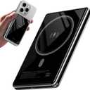 Kuulaa 10000mAh Magsafe Power Bank Ultra Slim 0.53'' Magnetic Wireless Portable Charger with USB-C Output, 20W PD Fast Charging for iPhone 16/15/14/13/12 Series, Tempered Glass Design