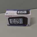 Timex Alarm Clock with Temperature Sensor and Large Display, Battery Operated for Bedroom Runs on 3 AAA Batteries (T108BC) (T108)