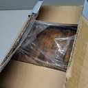 OPNICE Desk Organizer, 4-Tier Desktop File Organizer with Drawer and 2 Pen Holders, Office Desk Accessories, Workspace Organizers for Office Supplies(Brown Wood)