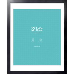 LaVie Home 26 x 32 Poster Frame Black, Display Pictures 22x28 with Mat or 26x32 Without Mat, Stable and Sturdy Picture Frame and Polished Plexiglass, Horizontal and Vertical Format of The Wall（1 Pack）