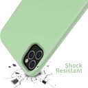 OTOFLY Compatible with iPhone 11 Pro Case,Ultra Slim Fit iPhone Case Liquid Silicone Gel Cover with Full Body Protection Anti-Scratch Shockproof Case (Tea Green)