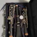 Clarinet Instrument Professional Clarinet C Tune Ebony Wood Or Bakelite Sliver Plated Keys With Clarinet Accessories