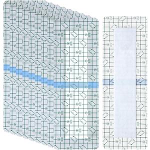 30 Pcs 4 x 12 Inch Waterproof Shower Protector with Non Stick Center Pad Knee Replacement Stretch Transparent Adhesive Bandage Peritoneal Dialysis Accessories Protector Wound Cover Bandage