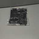 Weightlifting Straps with D Ring, Lifting Straps with D Rings Adjustable Suitable for Deadlift Fitness Weightlifting Strength Training Unisex (Black)