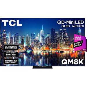 TCL 65 Inch Class QM8K Series | Mini LED QLED 4K HDR | 65QM8K, 2025 Model | 120HZ-144HZ Anti Reflective Wide Angle Screen Smart Google TV Dolby Atmos | Voice Remote Alexa Gaming Streaming Television