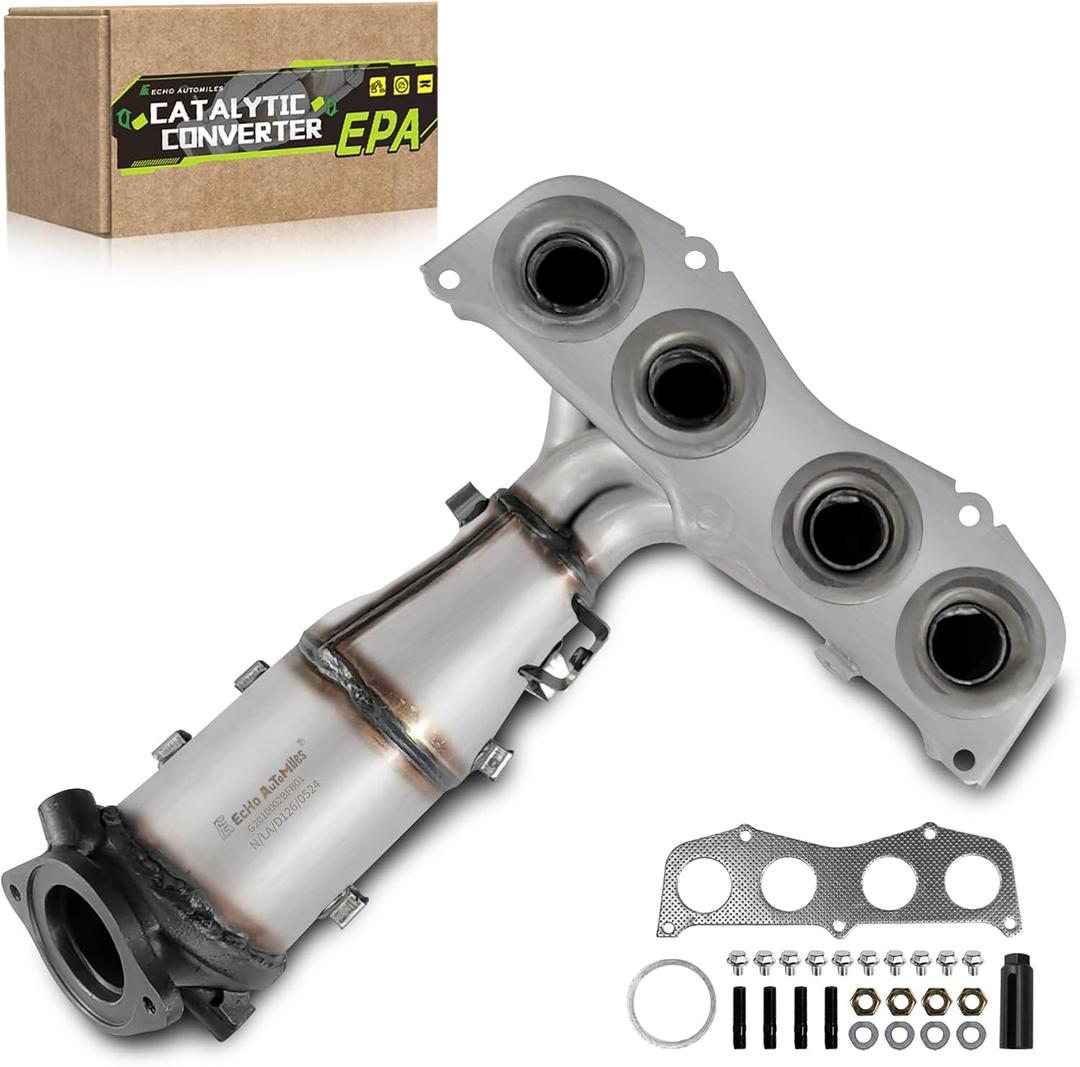 Catalytic Converter Compatible with 2007-2009 Toyota Camry, 2006-2008 Solara L4 2.4L Catalytic Convertor EPA Compliant