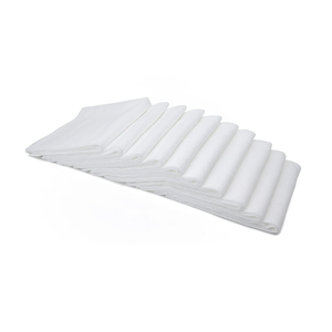 10 Pack Microfiber cleaning cloth ( White )