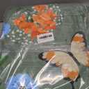 5x7 Floral Washable Area Rugs, Lagre Living Room Rug Floral Vintage Soft Ultra Thin Kids Bedroom Carpet Rug for Girls Playroom Entryway, Green (Multi 1031)