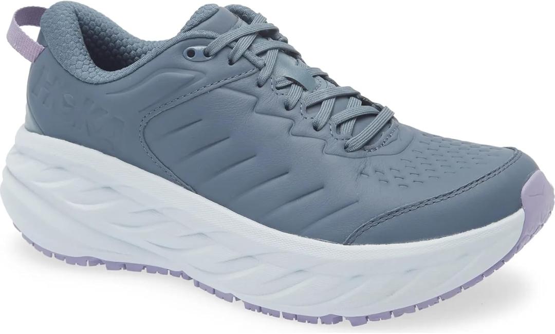 Hoka Womens Bondi Slip Resistant (Blue) 10.5