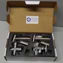 Arofa Handheld Bidet Sprayer for Toilet - 2 Pack Bidets Faucet for Existing Toilets Cloth Diaper Jet Sprayer, Stainless Steel Muslim Shower with Bidet Hose for Feminine Wash (Brushed Nickel)