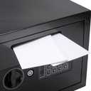 Barska Digital Depository Safe 0.57 Cu. Ft Front-Load Drop Box for Cash, Money & Mail, Multi-User PIN Code Lock, Steel Construction, Anti-Pry Hinges, Backup Keys, Ideal for Business or Office