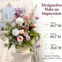 Artificial Flowers Row for Wedding Backdrop